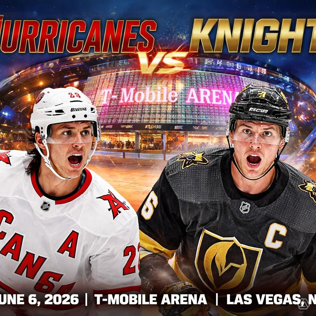 Stanley Cup Final Game 3: Hurricanes vs. Knights – Who Controls Vegas?