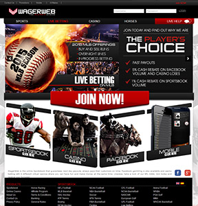 WagerWeb.ag Homepage