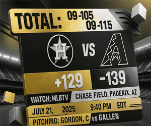 Story # 5: MLB Betting Consensus Houston Astros vs Arizona Diamondbacks