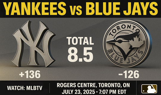 MLB Betting Consensus New York Yankees vs Toronto Blue Jays | Top Stories by Inspin.com