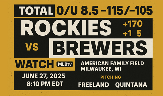 MLB Betting Trends Colorado Rockies vs Milwaukee Brewers | Top Stories by Inspin.com