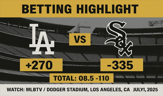 MLB Betting Consensus Chicago White Sox vs Los Angeles Dodgers | Top Stories by Inspin.com